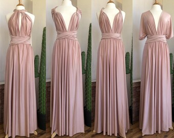 blush multiway bridesmaid dress