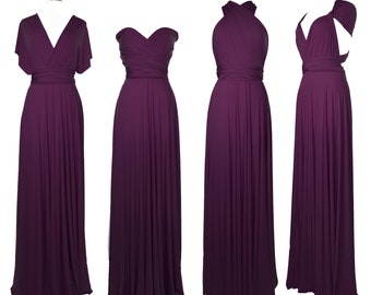 plum colored dresses for wedding