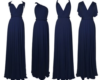 navy wrap dress for wedding