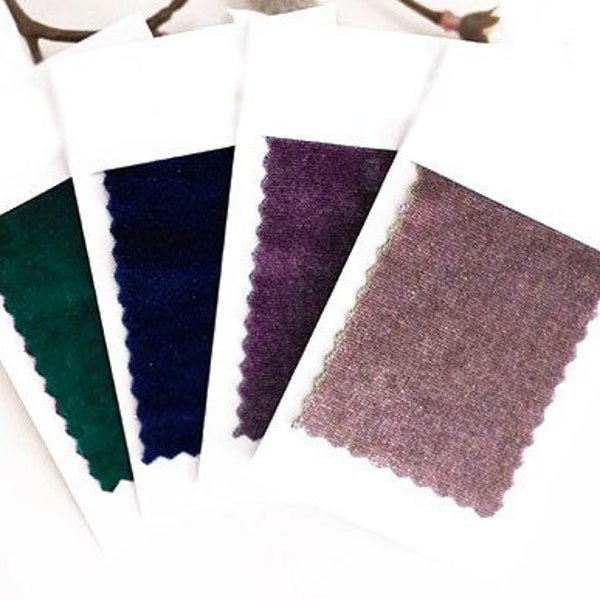 VELVET SWATCH SAMPLE / Fabric Sample for Convertible Dress /  Infinity Dress/ Multiway Dress/  Multi Wrap Dress /  Velvet Fabric /