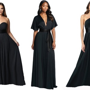 Black infinity dress short 2025