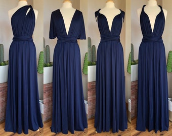 navy blue dresses for weddings