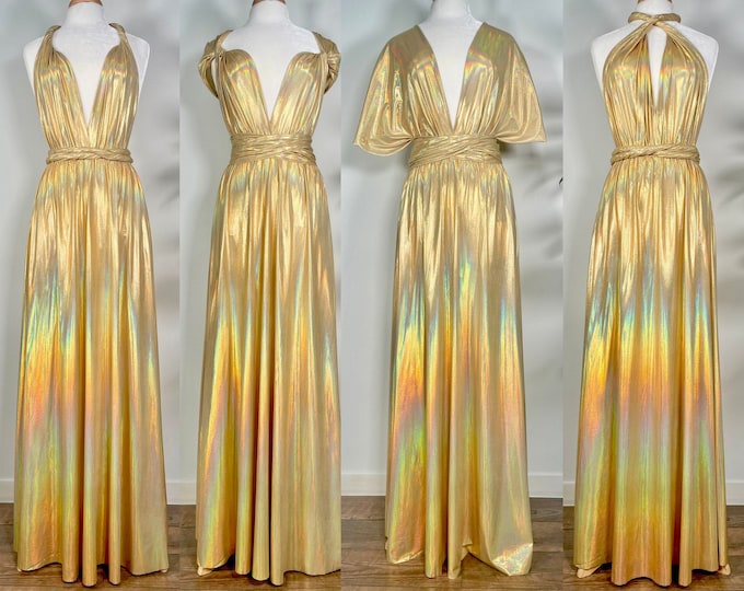 Matte gold infinity dress sale