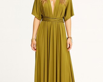 Olive Green Mix and Match Bridesmaid Dresses | Color Scheme | Templates &  Mockups | Examples | Bridesmaids Theme | Mismatched Dresses - Etsy