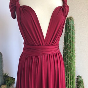 Merlot Midnight Hue Infinity Pintuck Dress
