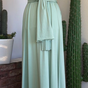 SAGE Bridesmaid Dress/ CUSTOM LeNGTHS/ Convertible Dress / Infinity Dress/ Multiway Dress/ Multi Wrap Dress / Plus Size / image 7