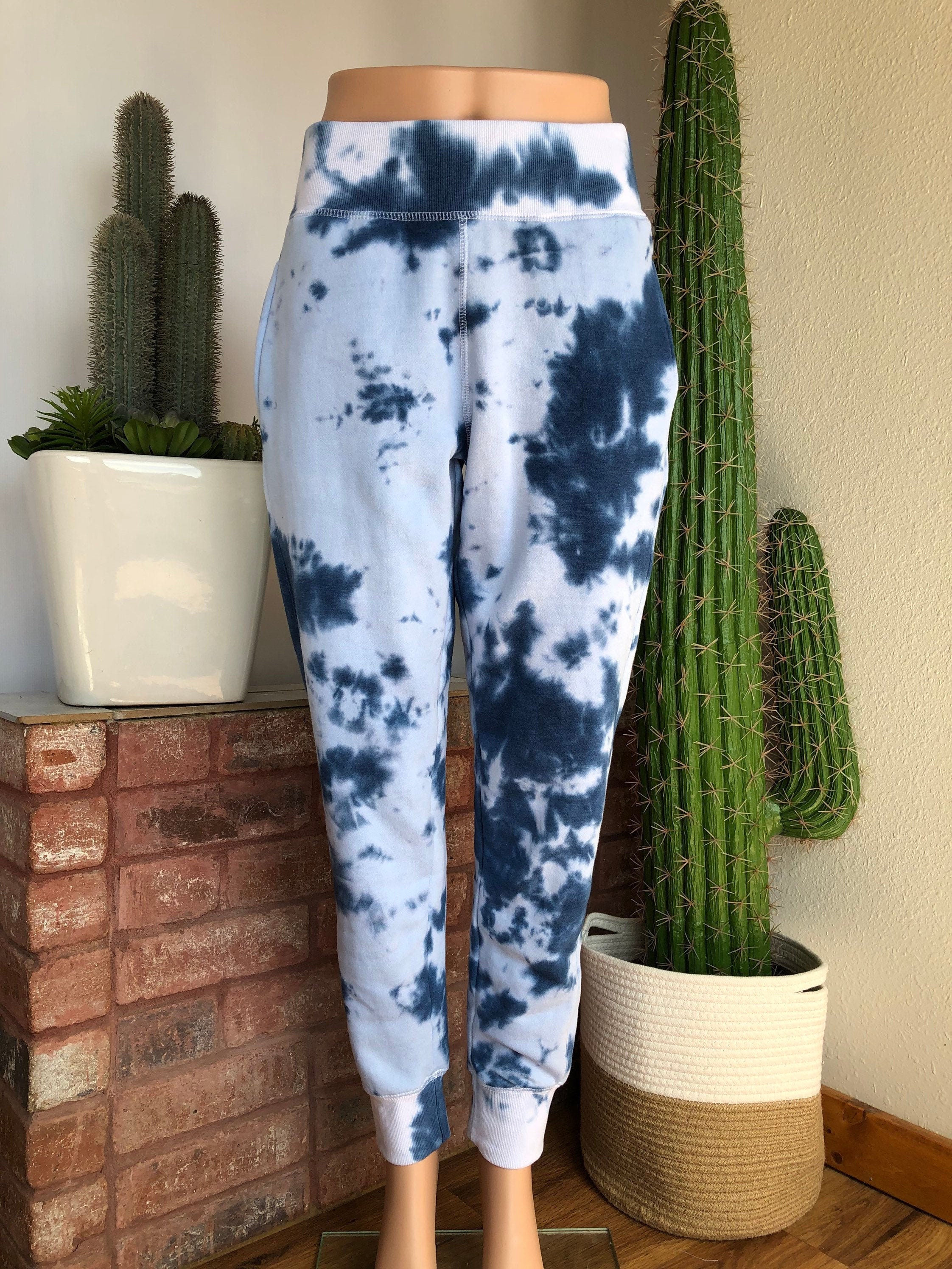 New Womens Young Fabulous & Broke Tie Dye Jogger Sweatpants