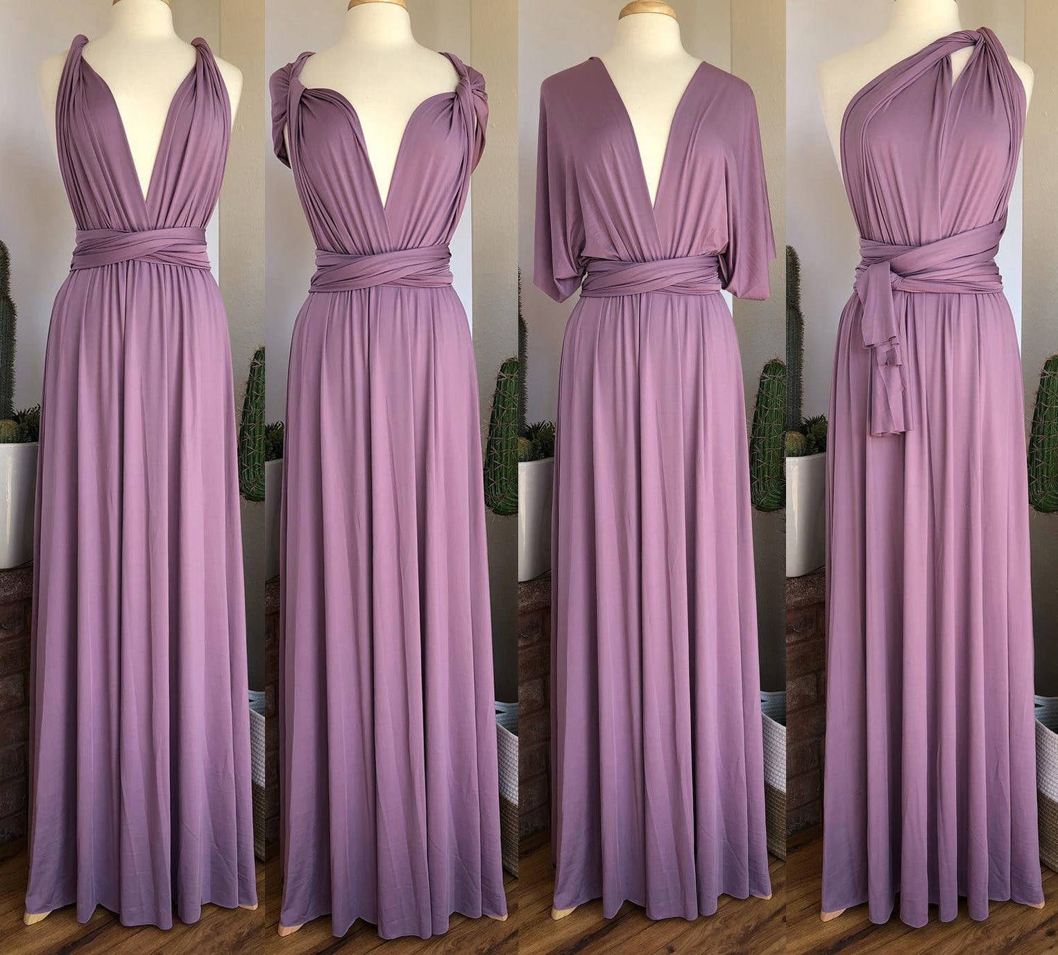 purple multiway bridesmaid dress