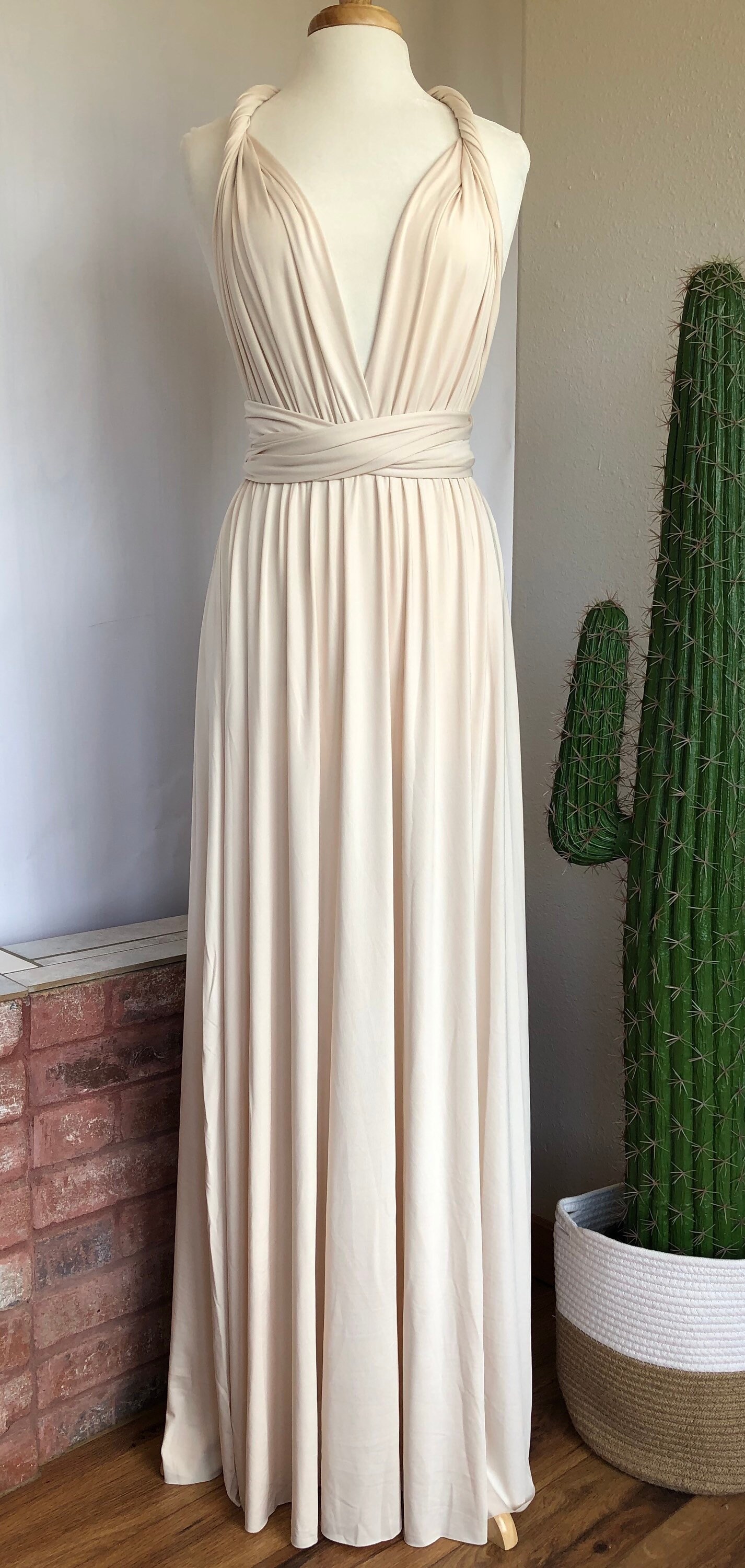 OFF WHITE Bridesmaid Dress / Convertible Dress / Infinity Dress ...