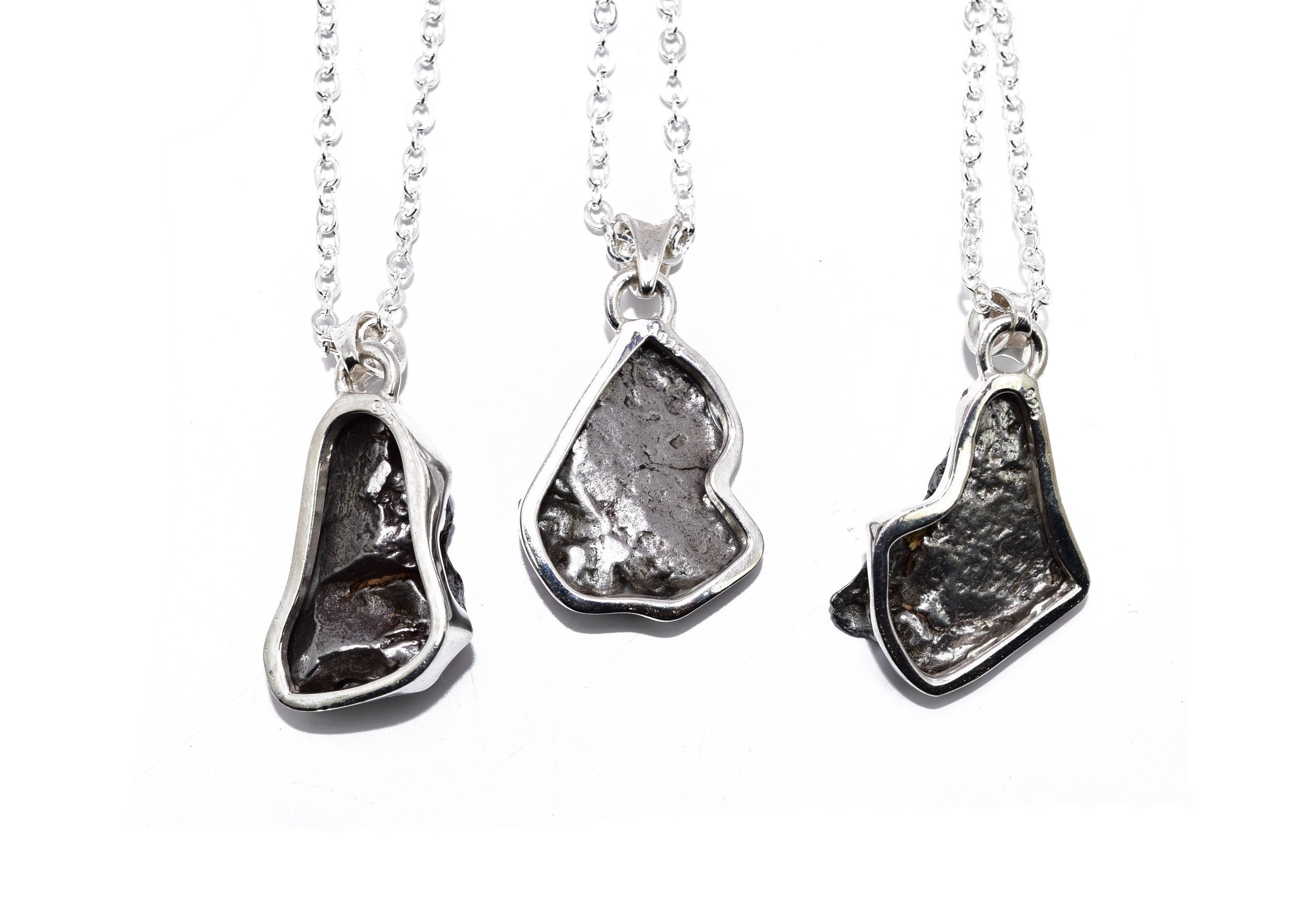 Raw METEORITE Necklace / Rough Meteorite / Meteorite Necklace/ Rough