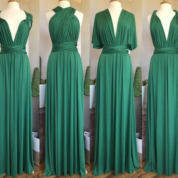 Plus Size Emerald Green Dress - Etsy