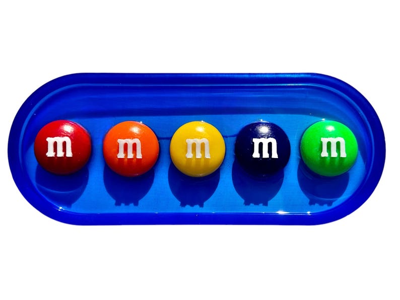 CHOCOLATE Candy Drops M&ms 3D Food Art/3d Wall Sculpture/ Chocolate