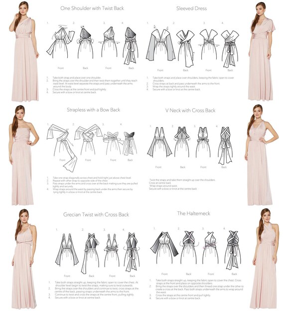 infinity dress covered back