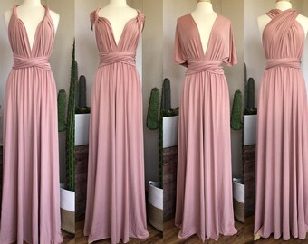 rose pink infinity dress