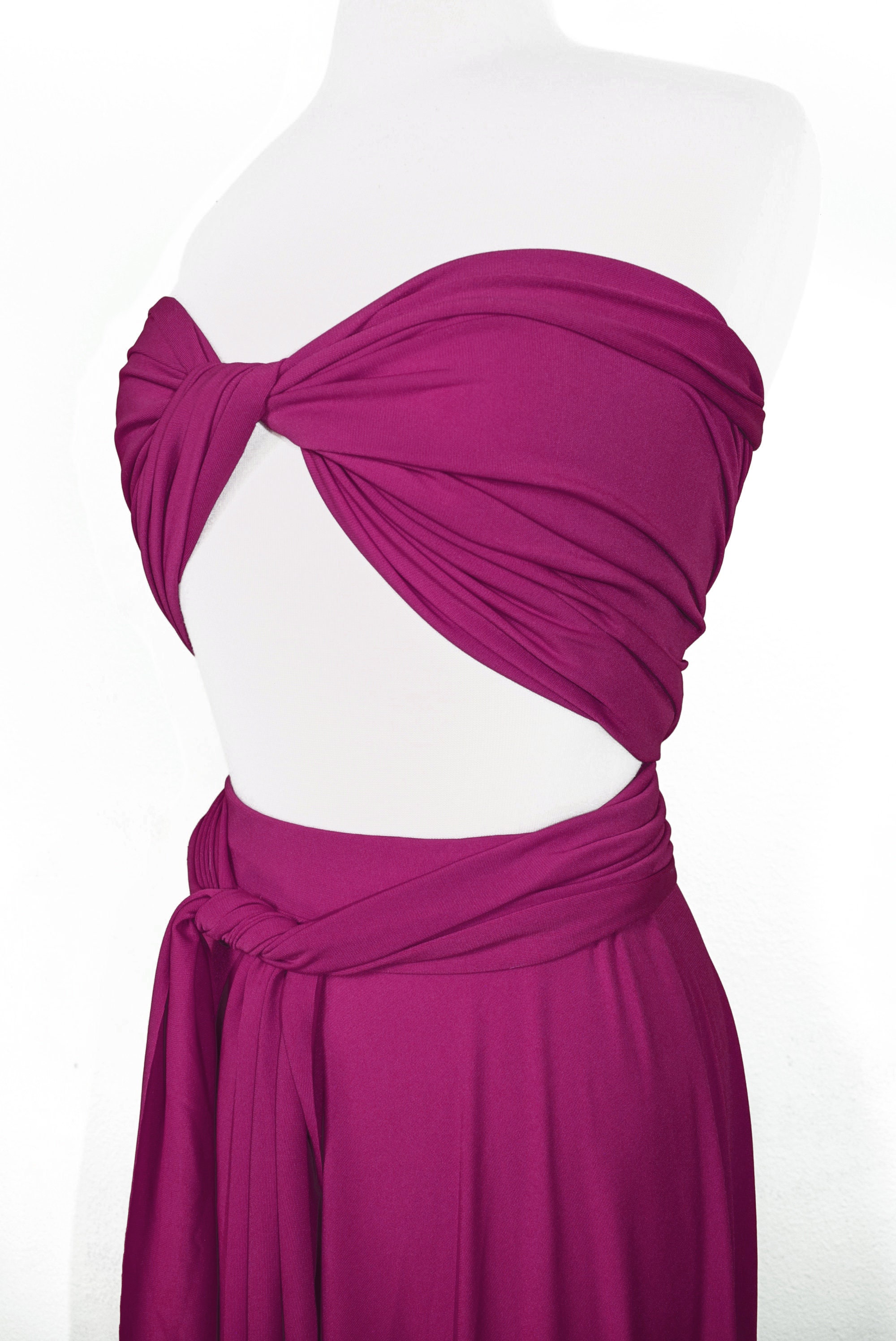 infinity dress magenta