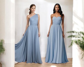 Super Cute Baby Blue Maria Grachvogel 100% Silk Midi Dress UK 8-10  