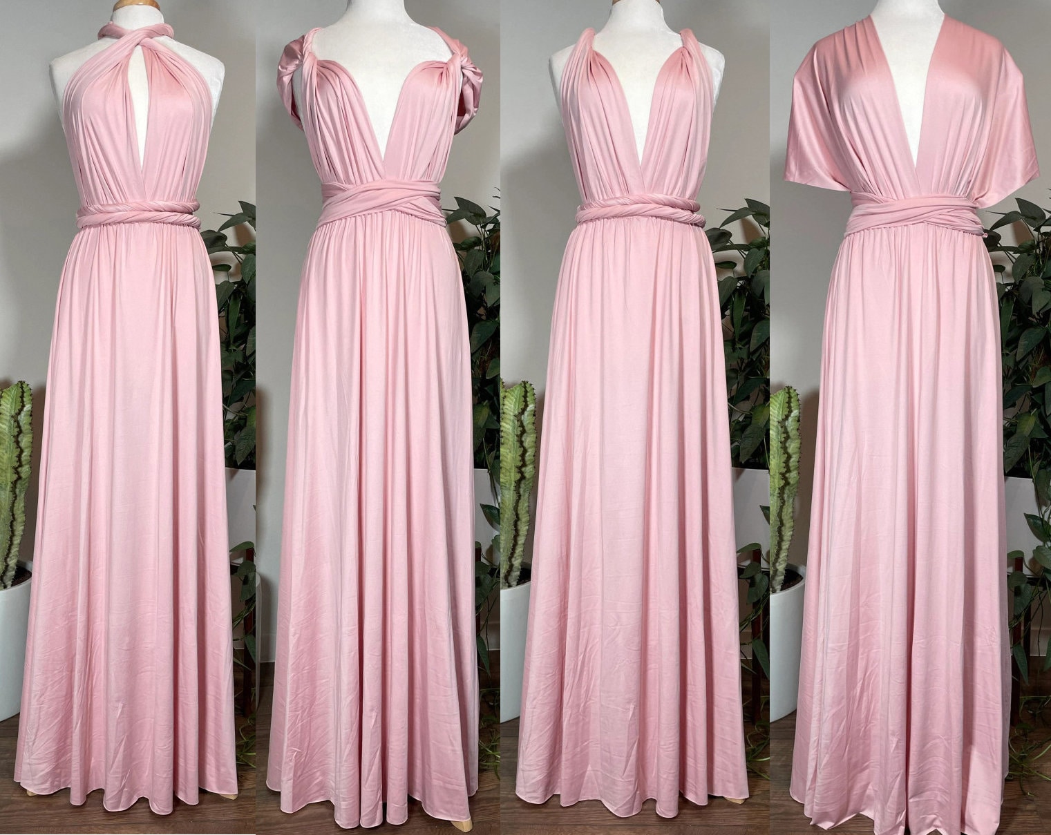 champagne pink dress