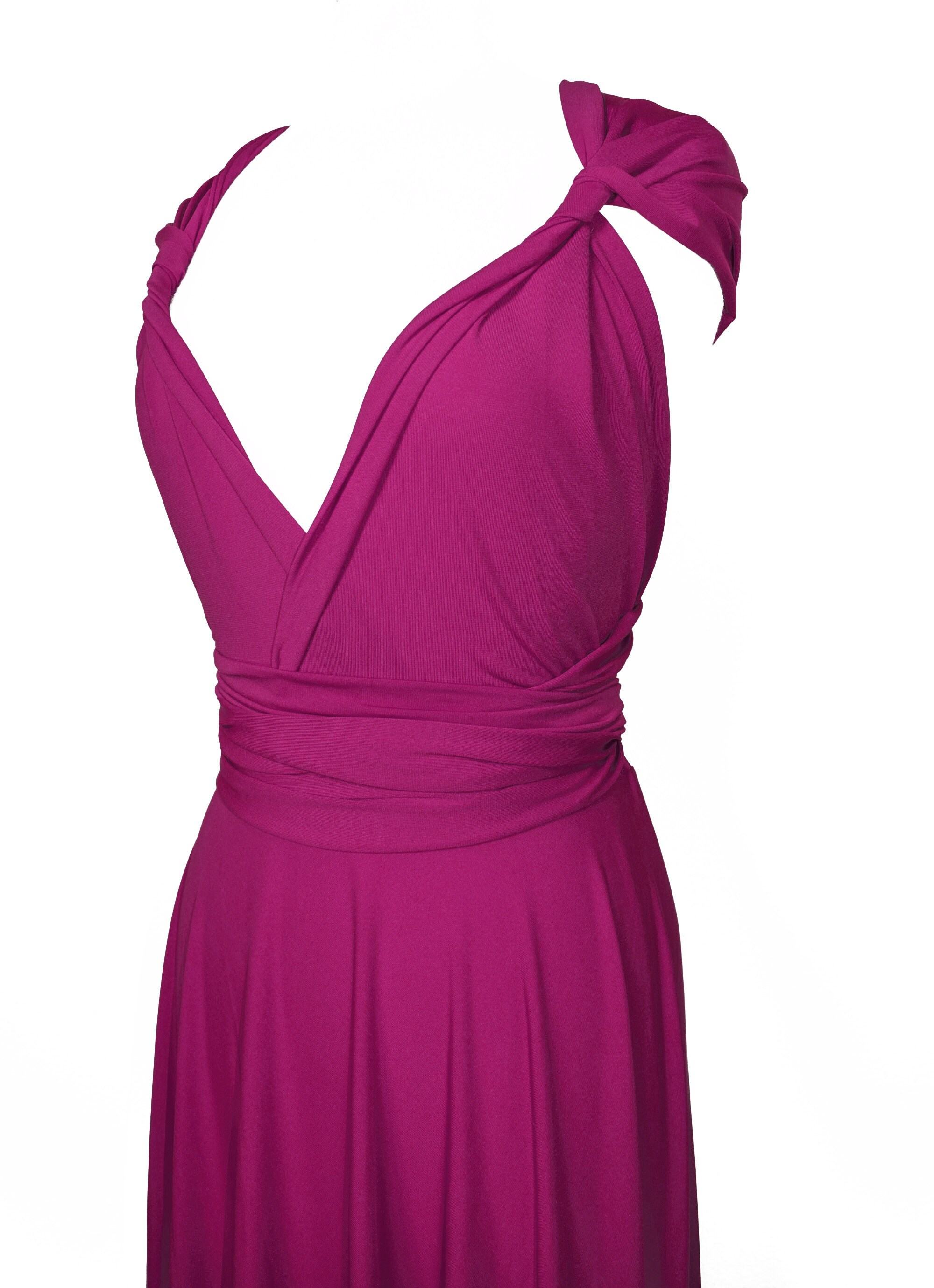 infinity dress magenta
