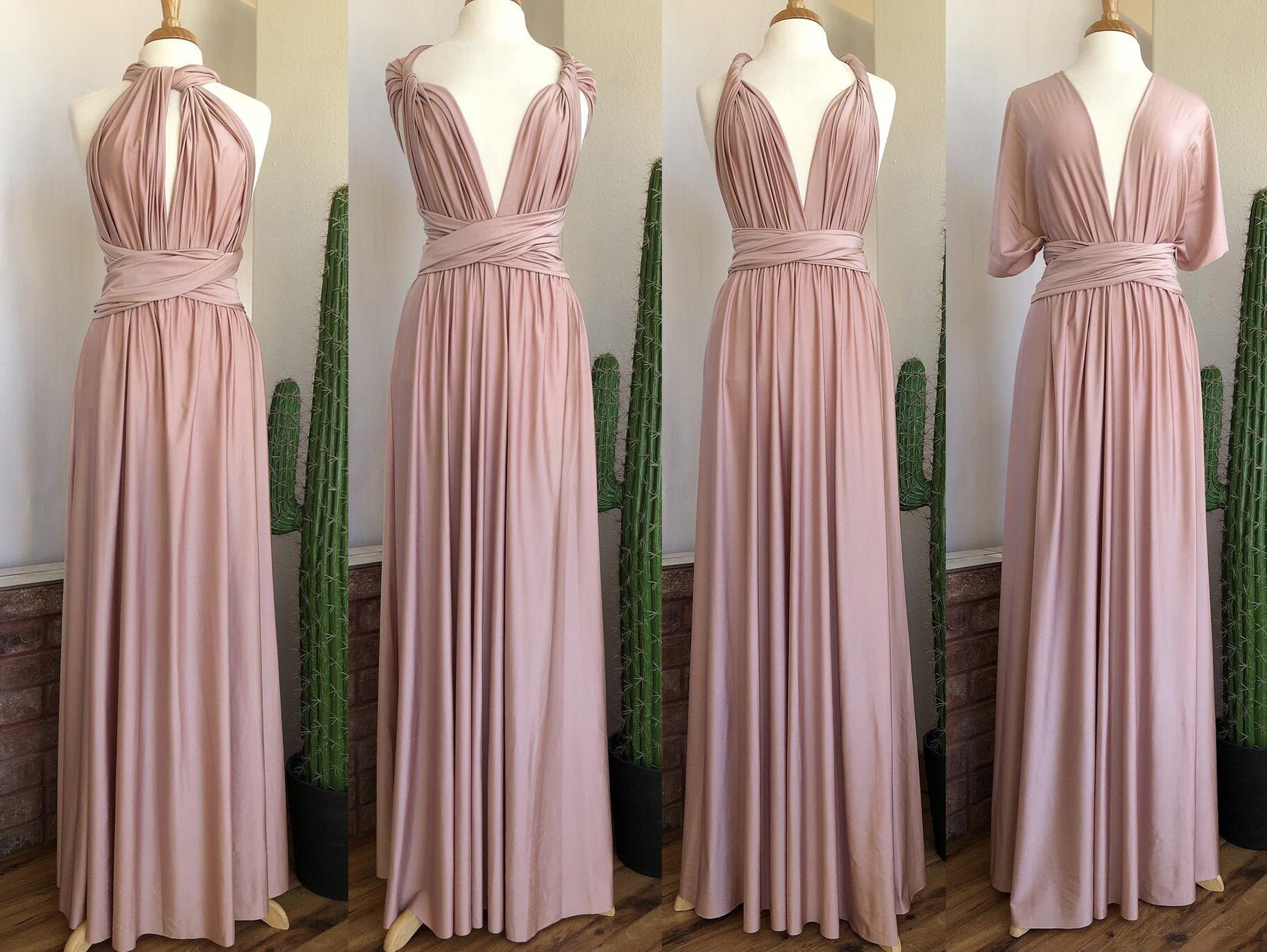 champagne pink dress