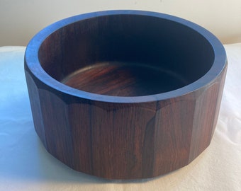 Jens Quistgaard for Dansk Rare Wood Palisander Rosewood Salad Bowl