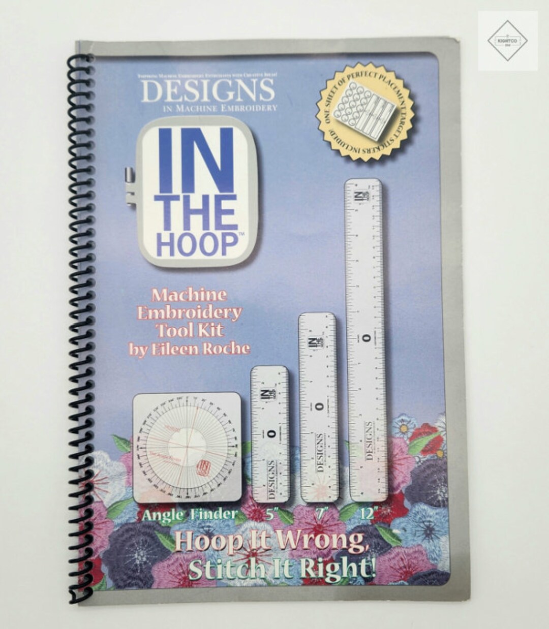 In the Hoop Machine Embroidery Tool Kit Perfect Placement - Etsy