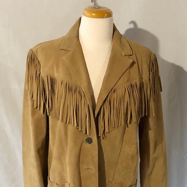 Madison │ Suede Fringe Button Jacket main image 1