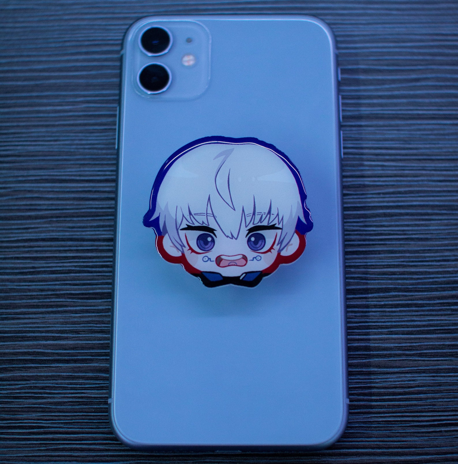 Jujutsu Juju Kaisen Acrylic Phone Grip Holder Chibi Gojo ...