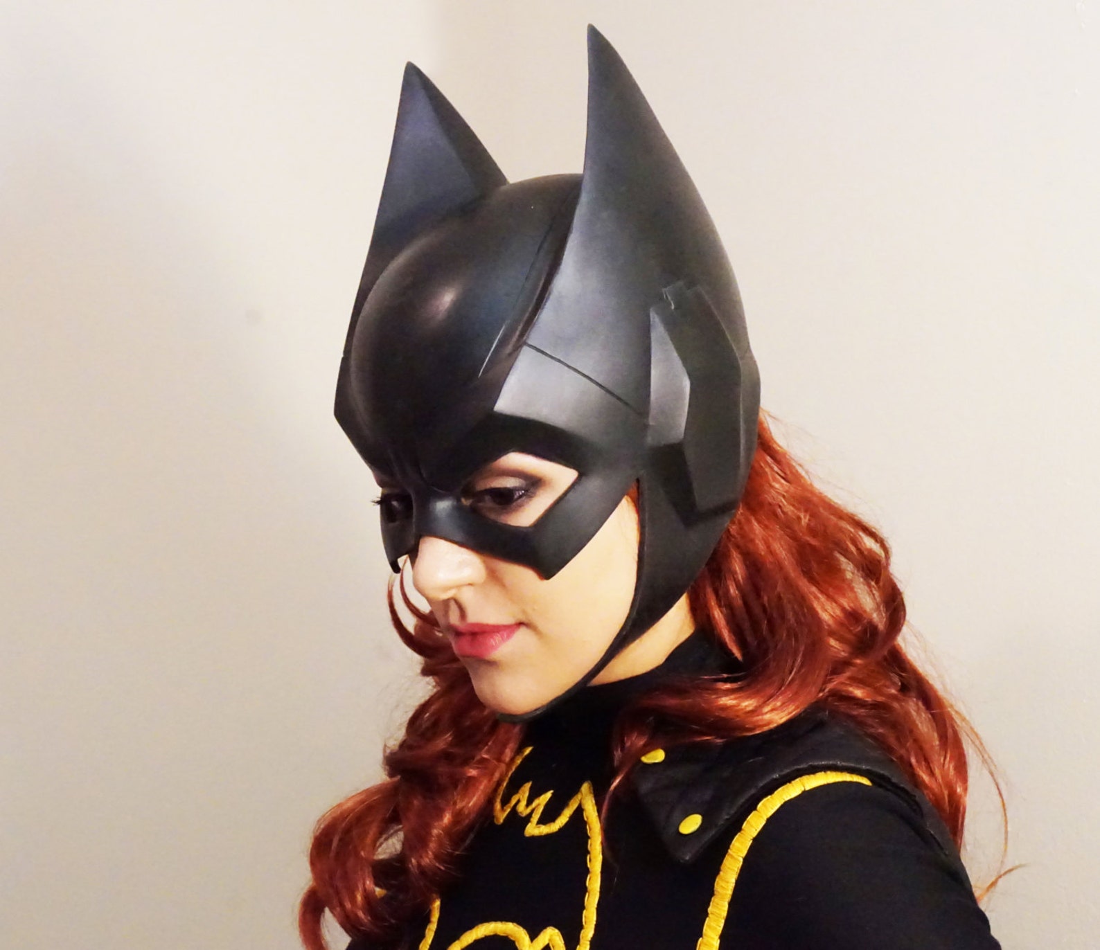 Batgirl Cowl Mask Batman Arkham Knight inspired v2 Etsy