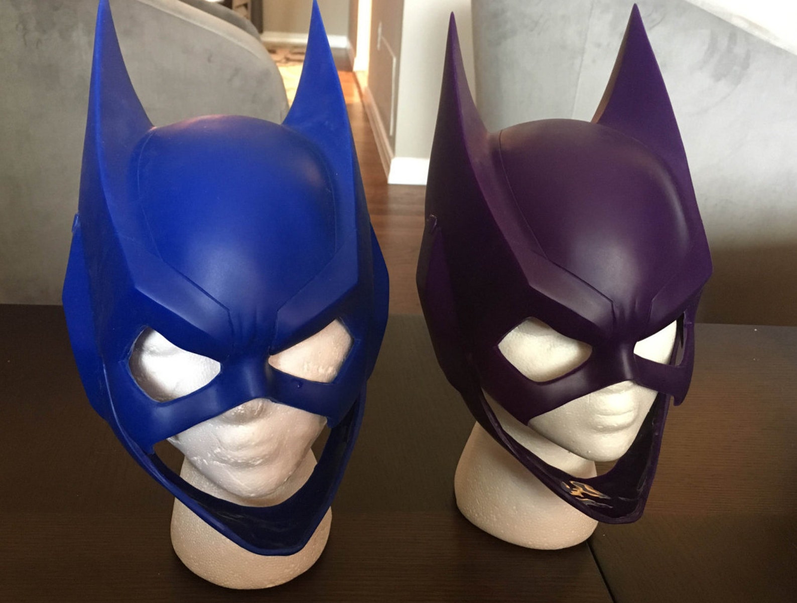 Batgirl Cowl Mask Batman Arkham Knight inspired v2 Etsy