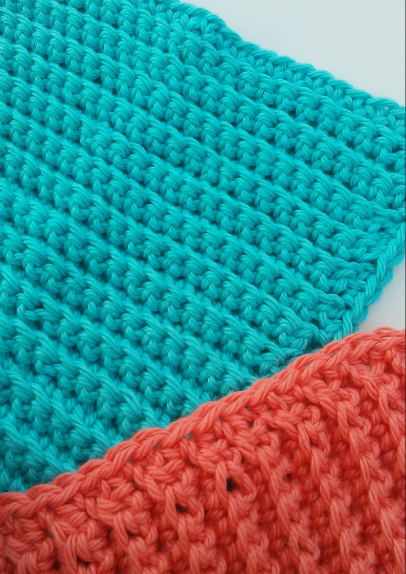 Washcloth Crochet Pattern, Crochet PDF Pattern, Dishcloth Pattern, Downloadable PDF Pattern, Crochet Pattern, Free Crochet Pattern image 4
