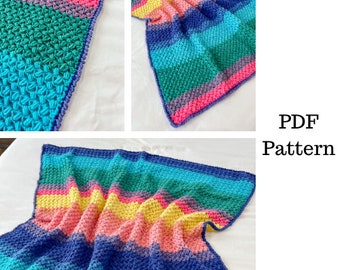Mandala Baby Blanket Crochet Pattern, Easy Baby Blanket, Crochet PDF Pattern, Blanket Crochet Pattern, Downloadable PDF Pattern,Free Pattern
