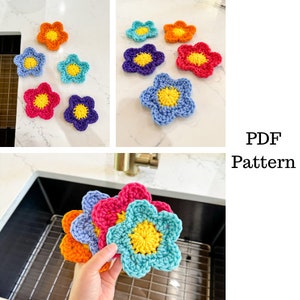 Dish Scrubber Crochet Pattern, Scrubby Pattern, Crochet PDF Pattern, Scrubbies Crochet Pattern, Downloadable PDF Pattern,Free Pattern