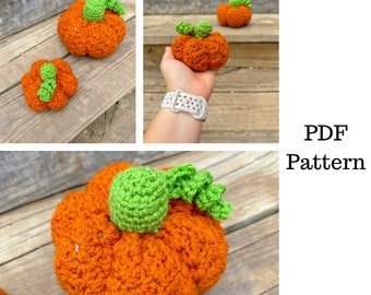 Patrón de crochet de calabaza fácil, Patrón PDF de crochet de calabaza, Patrón de otoño de crochet, Patrón PDF descargable, Patrón de crochet gratis