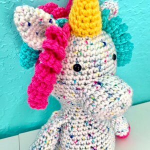 Penelope the Unicorn Crochet Pattern, Crochet PDF Pattern, Amigurumi Crochet Pattern, Downloadable PDF Pattern, Free Crochet Pattern image 4