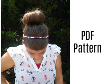 4th of July Headband Crochet Pattern, Crochet PDF Pattern, Headband Pattern, Downloadable PDF Pattern, Crochet Pattern, Free Crochet Pattern