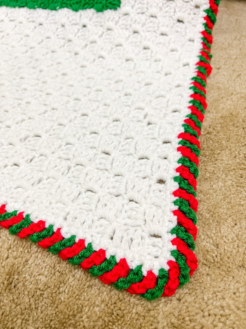 Christmas Tree Blanket Crochet Pattern, Crochet PDF Pattern, Christmas Blanket Crochet Pattern, Downloadable PDF Pattern, Free Pattern image 4