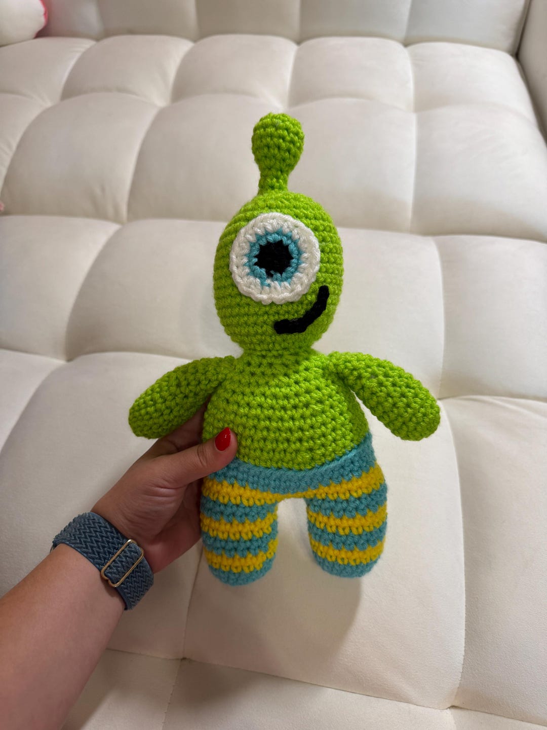 Green Alien, Crochet Stuffed Toy, Alien Stuffy, Amigurumi, Crochet Toys ...