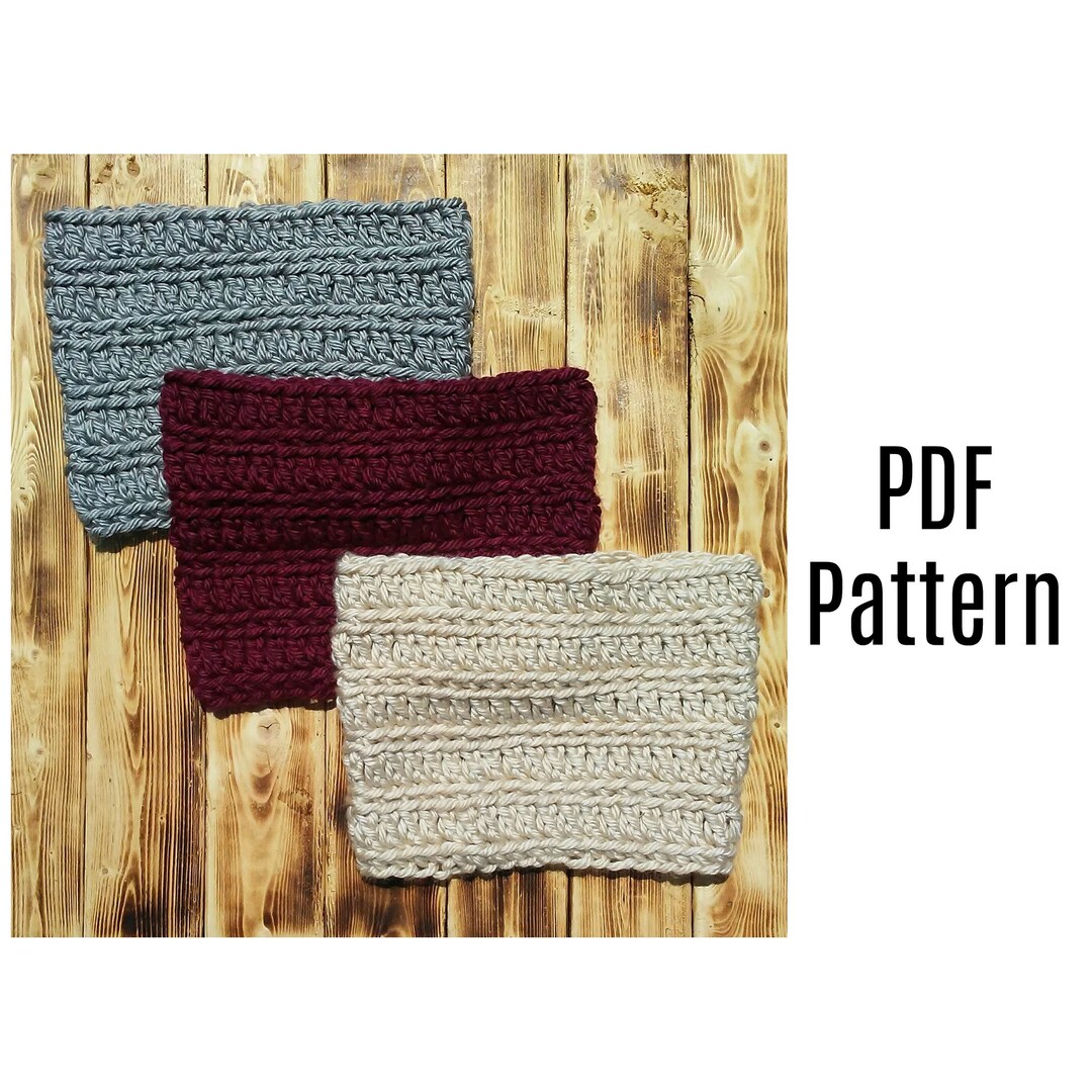 Crochet PDF Pattern, Crochet Cowl Pattern, Downloadable PDF Pattern ...
