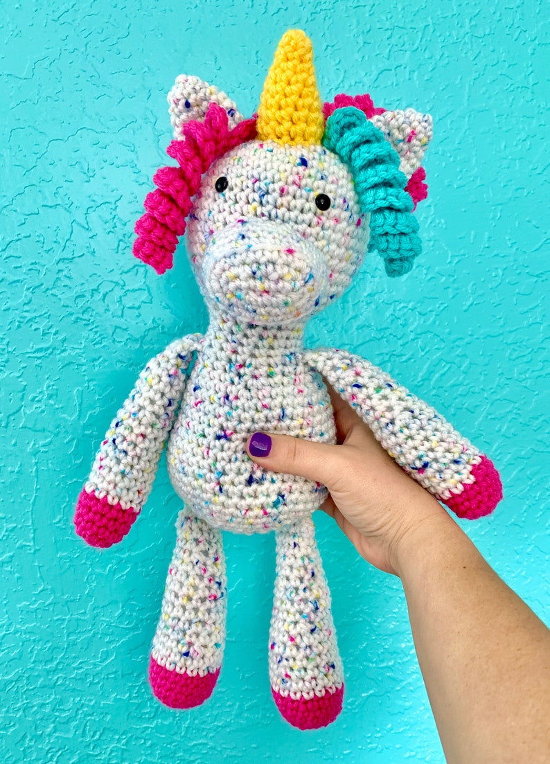 Penelope the Unicorn Crochet Pattern, Crochet PDF Pattern, Amigurumi Crochet Pattern, Downloadable PDF Pattern, Free Crochet Pattern image 5