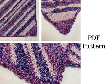 Easy Baby Blanket Crochet Pattern, Mandala Yarn Baby Blanket, Crochet PDF Pattern, Blanket Crochet Pattern, Downloadable PDF Pattern