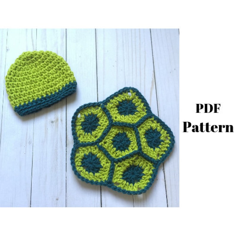 Newborn Photo Prop Crochet Pattern, Baby Crochet Pattern, Newborn Turtle Pattern, Crochet PDF Pattern, Downloadable PDF Pattern,Free Pattern image 1