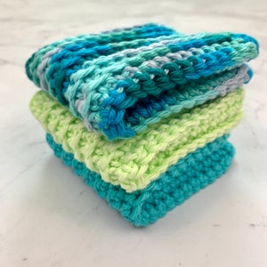 Washcloth Crochet Pattern, Crochet PDF Pattern, Dishcloth Pattern, Downloadable PDF Pattern, Crochet Pattern, Free Crochet Pattern image 5