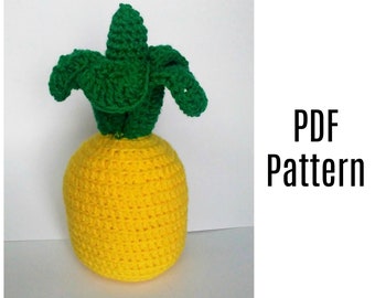 Crochet PDF Pattern, Amigurumi Pattern, Downloadable PDF Pattern, Crochet Pattern, Free Crochet Pattern, Pineapple Crochet Pattern,Amigurumi