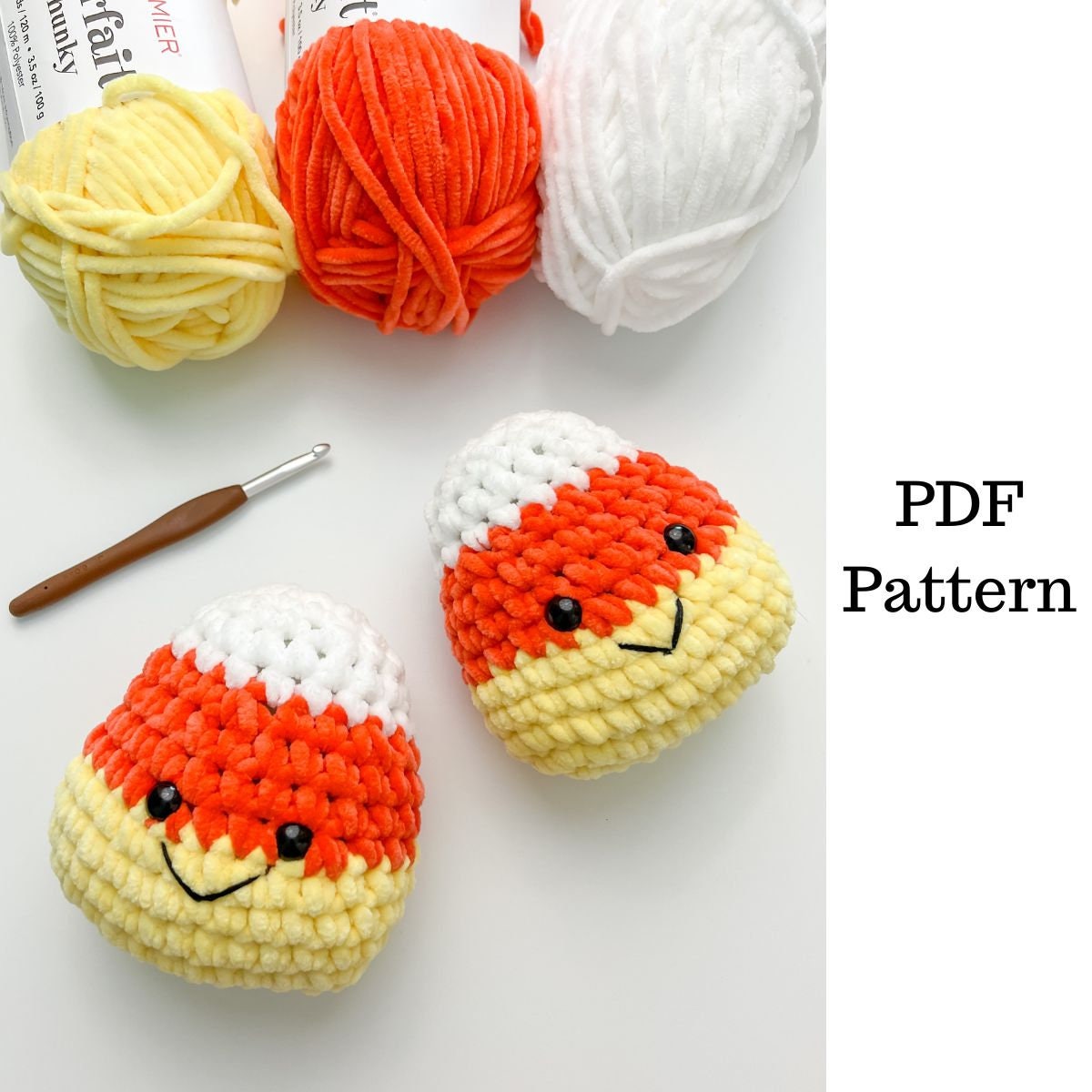 Easy Plush Candy Corn Pattern PDF