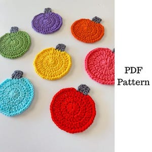 Christmas Bulb Coasters Crochet Pattern, Christmas Coasters Crochet Pattern, Downloadable PDF Pattern, Free Crochet Pattern
