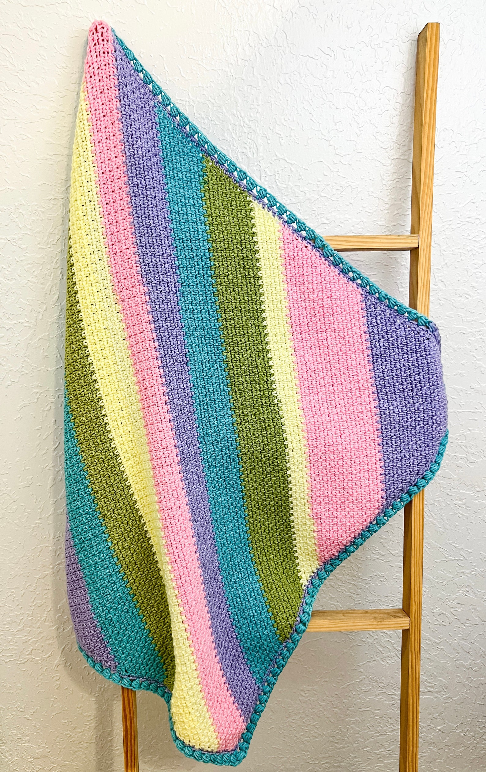 C2C Moss Stitch Blanket Crochet Pattern Baby Blanket Crochet Etsy