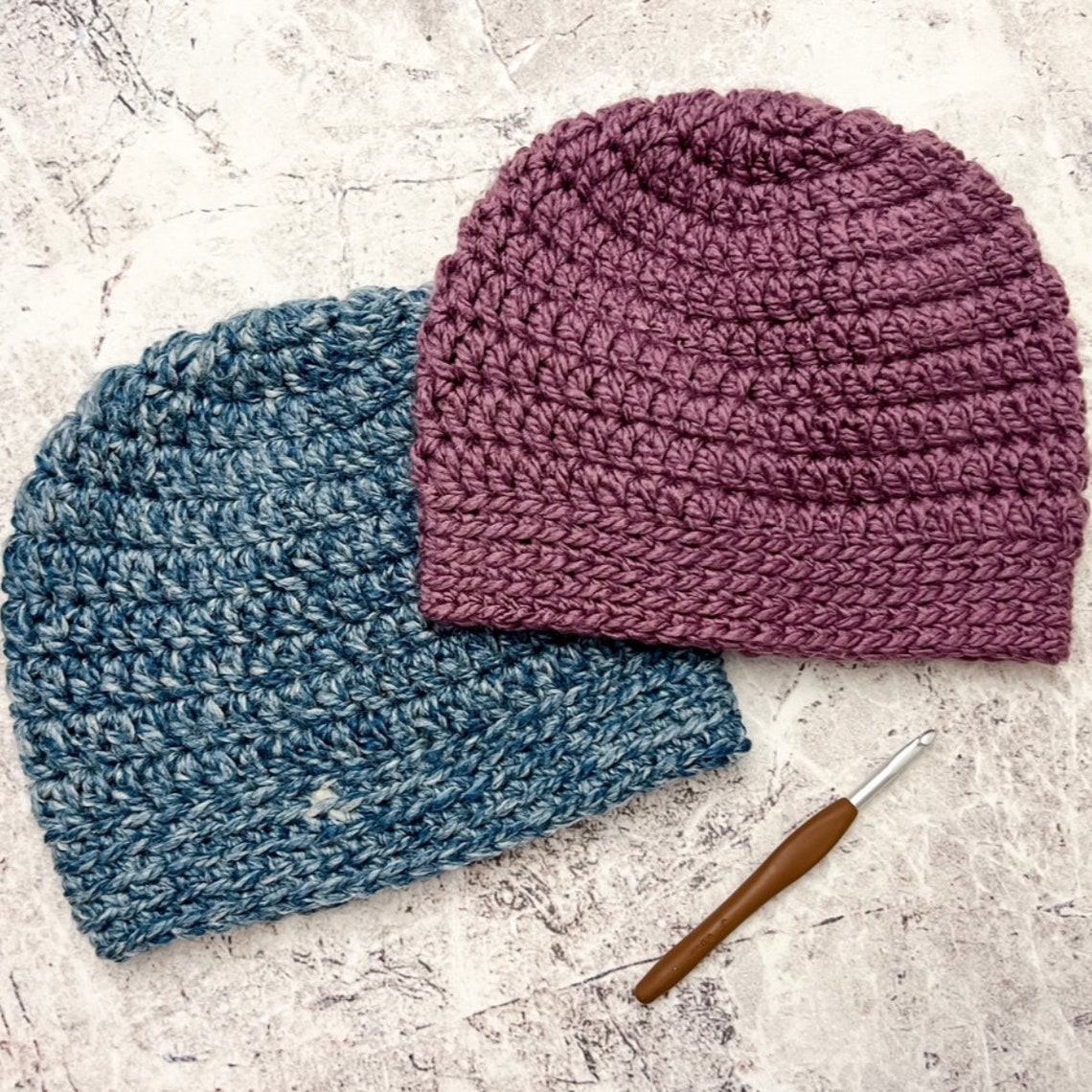 Easy Chunky Hat Crochet Pattern, Crochet PDF Pattern, Adult Beanie ...