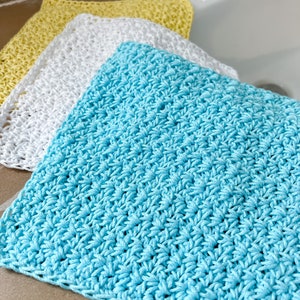 Easy Washcloth Crochet Pattern, Washcloth Pattern, Crochet PDF Pattern, Dishcloth Crochet Pattern, Downloadable PDF Pattern, Free Pattern image 5