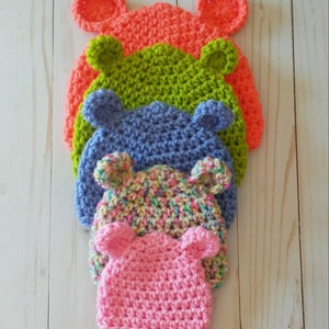 Baby Bear Hat Crochet Pattern, Baby Crochet Pattern, Crochet PDF Pattern, Downloadable PDF Pattern, Crochet Pattern, Free Crochet Pattern image 3