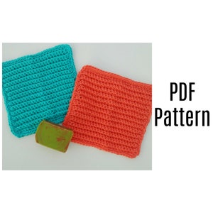 Washcloth Crochet Pattern, Crochet PDF Pattern, Dishcloth Pattern, Downloadable PDF Pattern, Crochet Pattern, Free Crochet Pattern image 1
